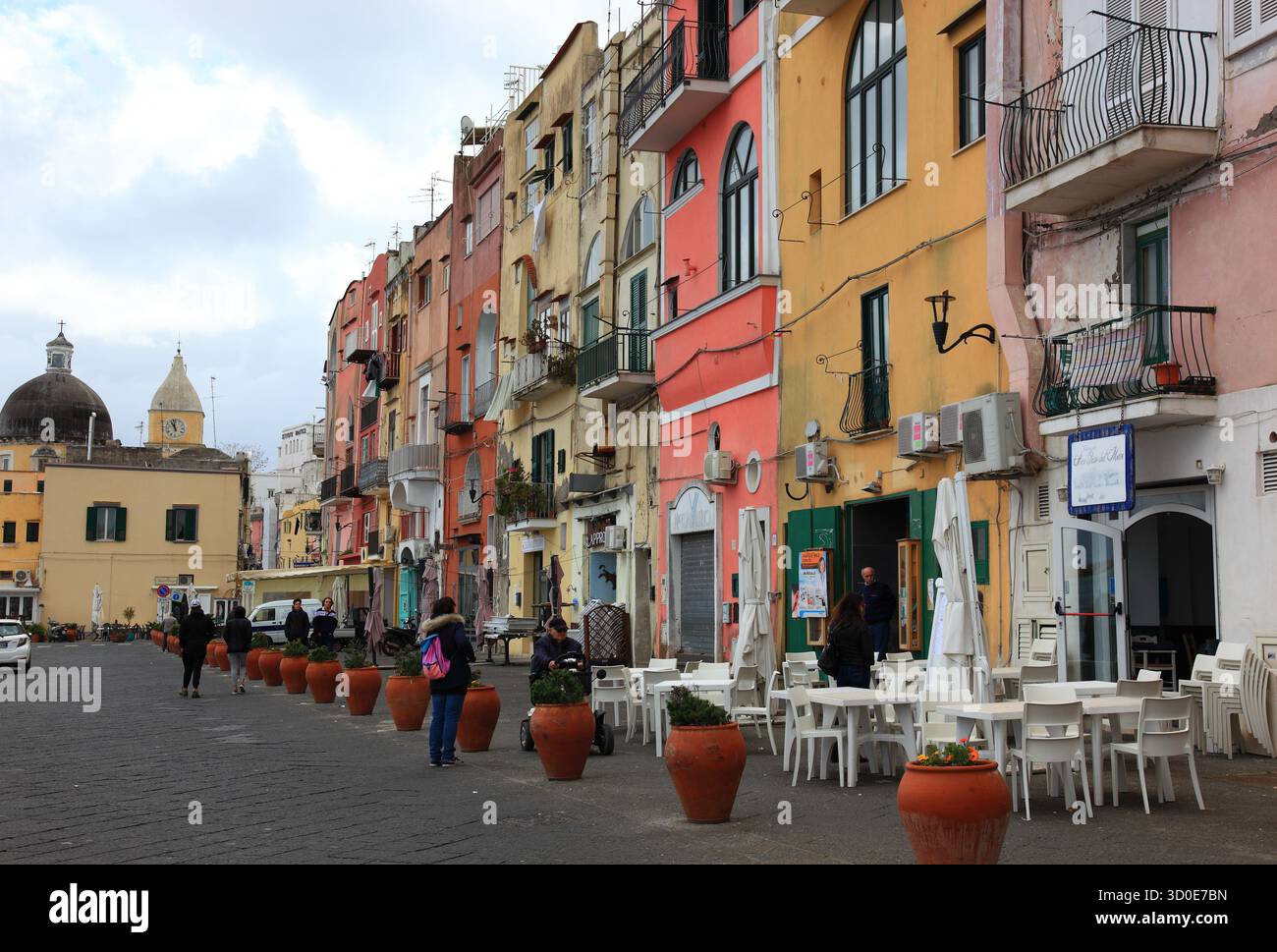 Isola di Procida, Golfo di Napoli, Isole Flegrei, Campania, Italia Foto Stock