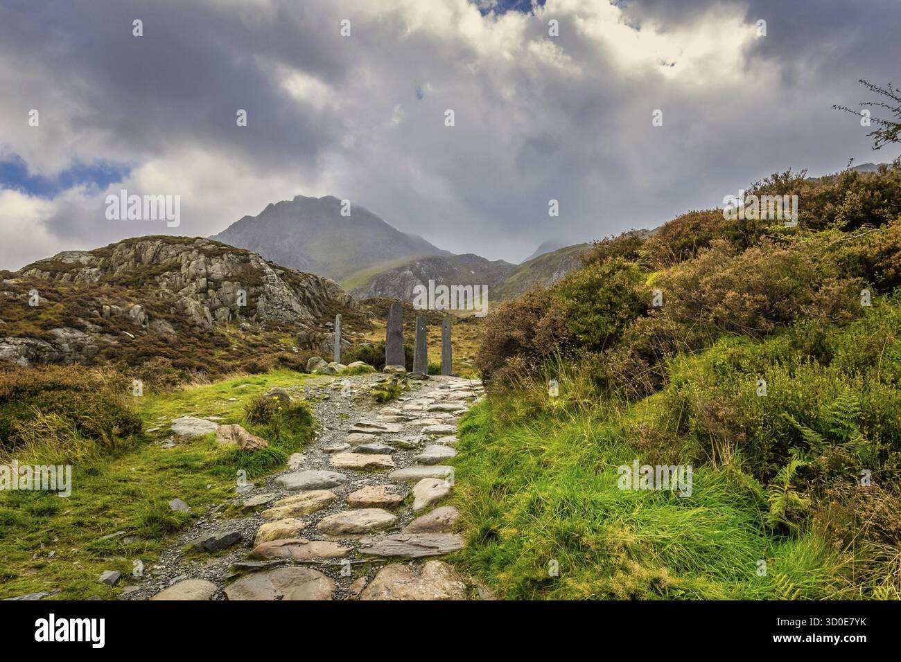 Paesaggio mozzafiato Snowdonia National Park, Galles del Nord, Regno Unito Foto Stock