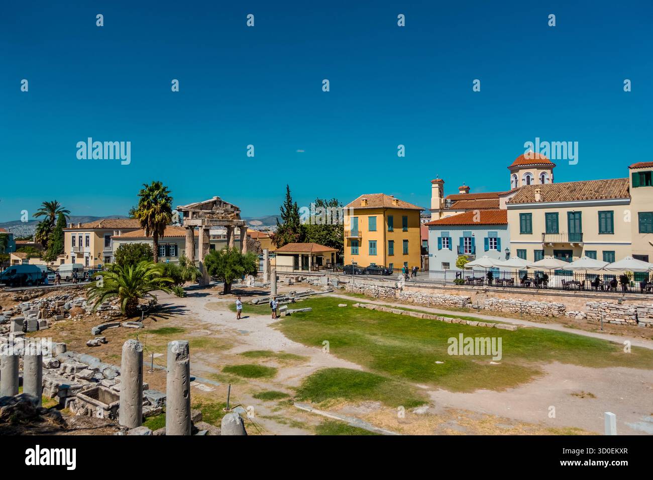 L'agorà romana di Atene, Grecia Foto Stock