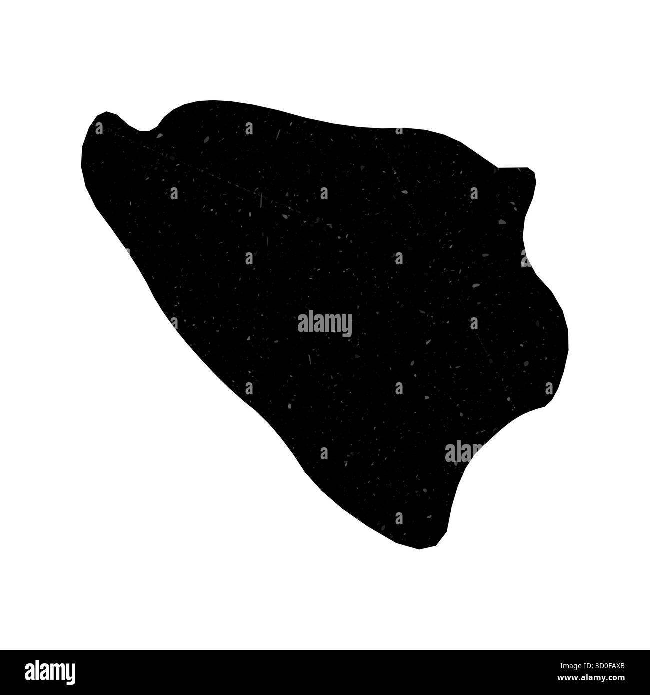 Forma bosniaca su sfondo sfumato. Mappa del paese con trama graffio. Manifesto vivace della Bosnia. Illustrazione del vettore radiante. Illustrazione Vettoriale