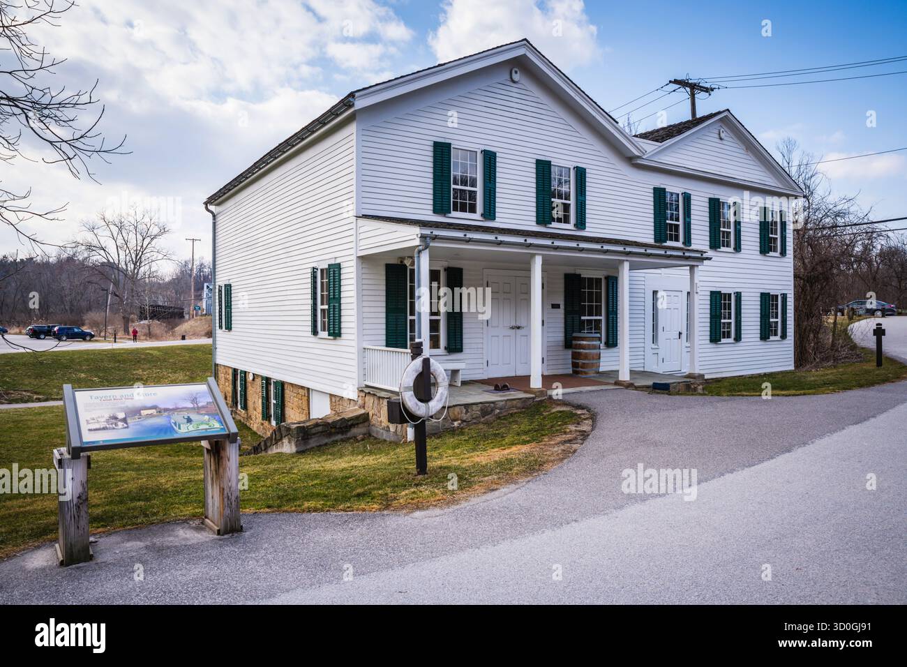 Brecksville, OHIO USA - 19 marzo 2019: Il Canal Exploration Center del Cuyahoga Valley National Park racconta la storia americana dell'era Canal. Foto Stock
