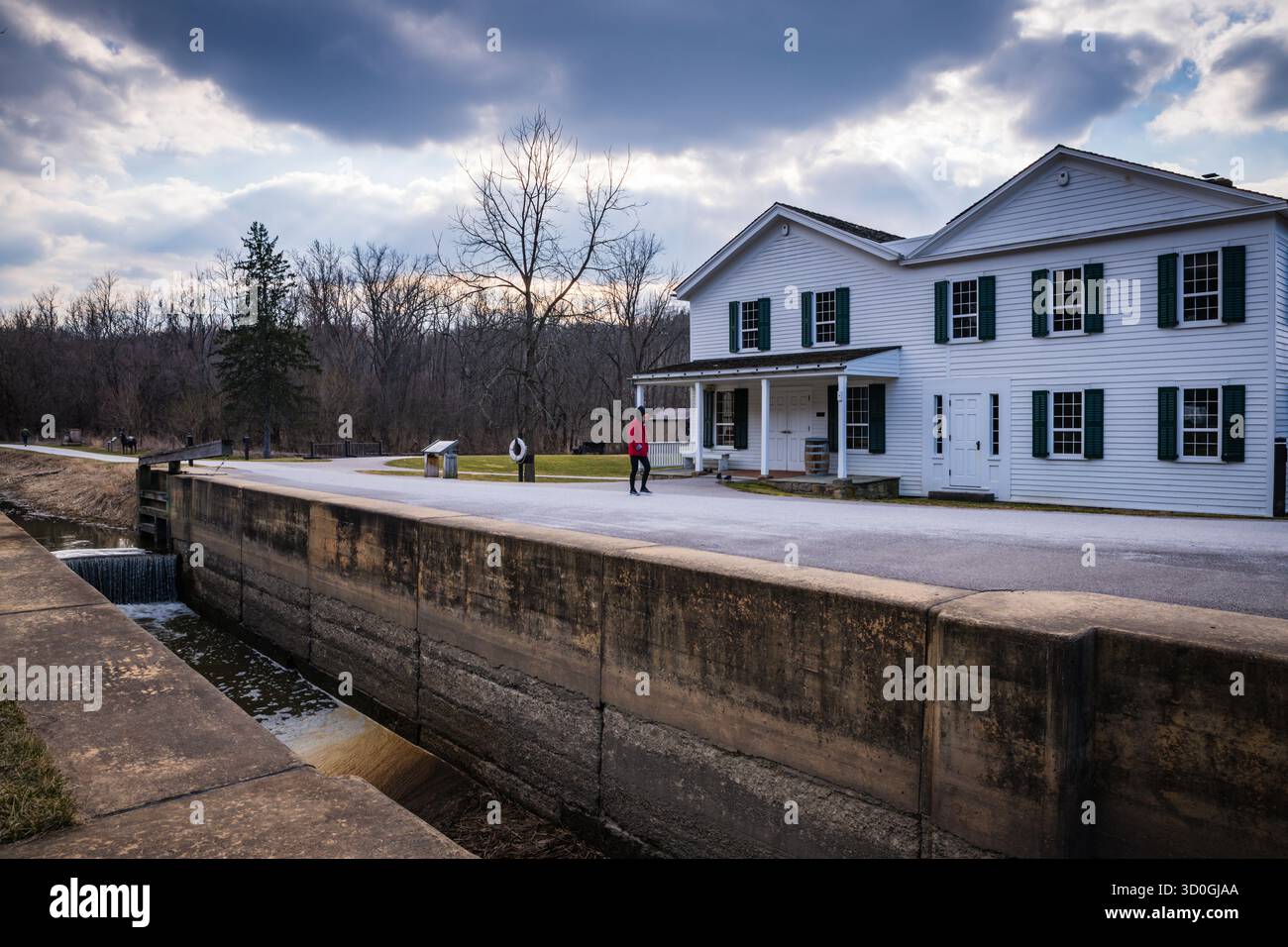 Brecksville, OHIO USA - 19 marzo 2019: Il Canal Exploration Center del Cuyahoga Valley National Park racconta la storia americana dell'era Canal. Foto Stock