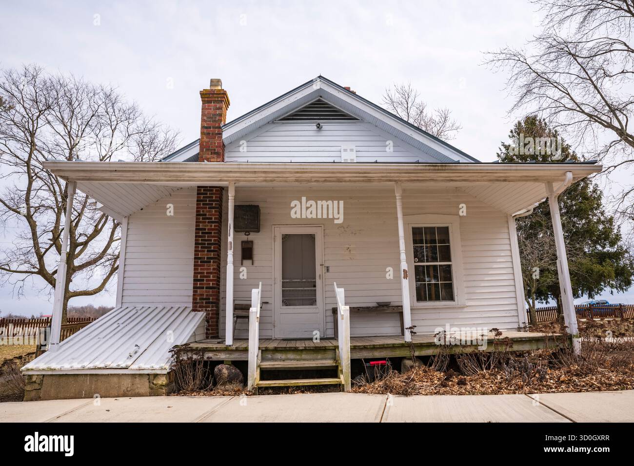 Hagerstown, Stati Uniti - 20 marzo 2019: Il Wilbur Wright Birthplace Museum racconta la storia del pioniere dell'aviazione. Foto Stock