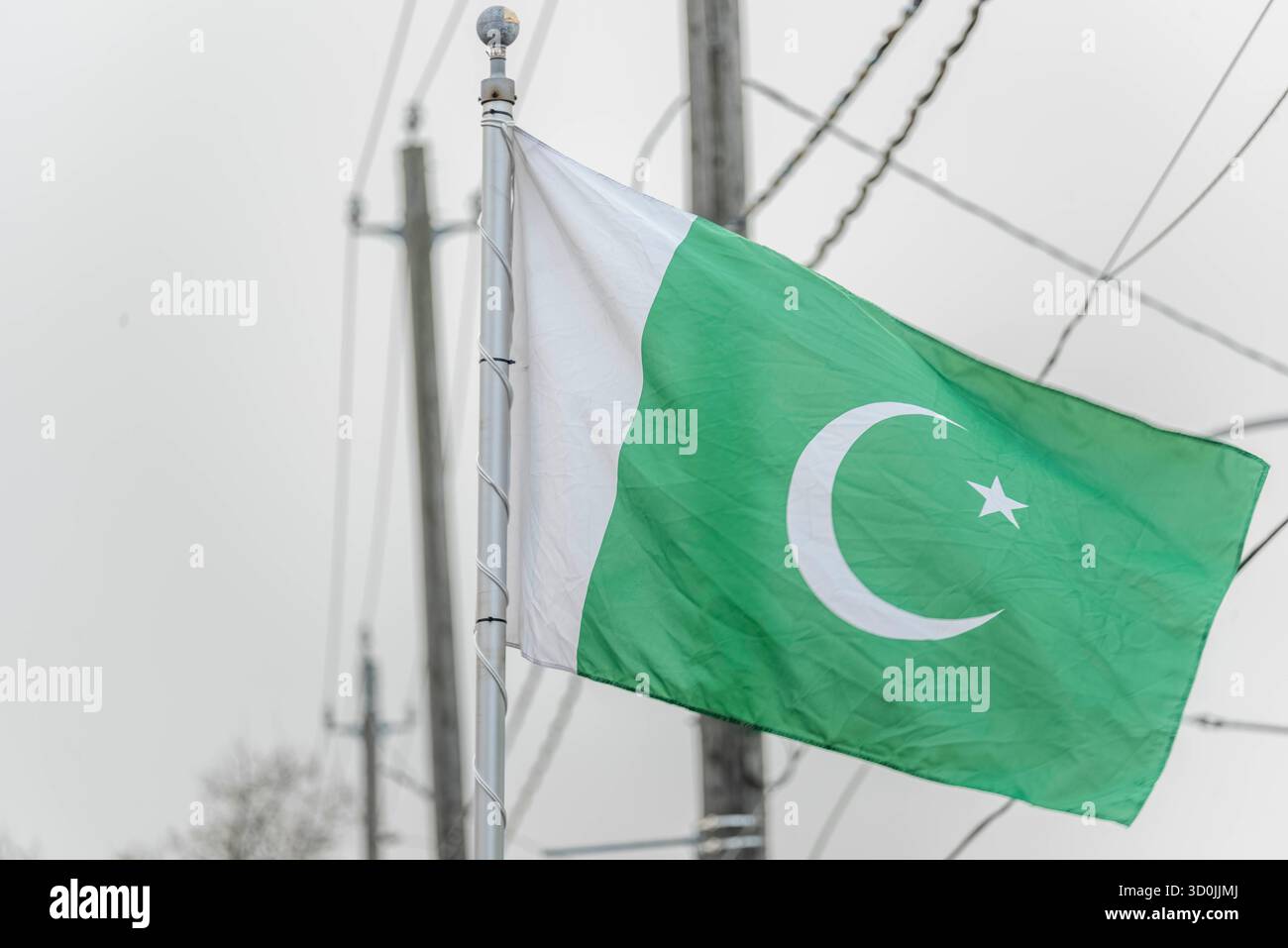 Bandiera pakistana Foto Stock