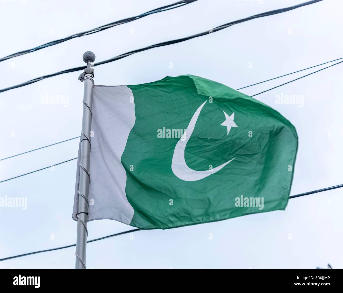 Bandiera pakistana Foto Stock