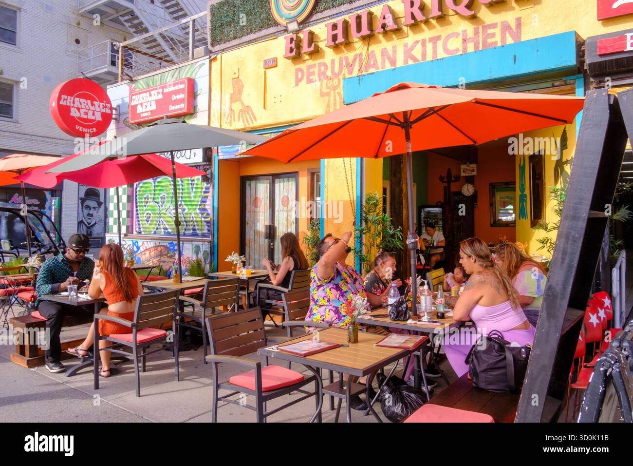 La spiaggia di Venezia, Los Angeles, California, Stati Uniti d'America Foto Stock