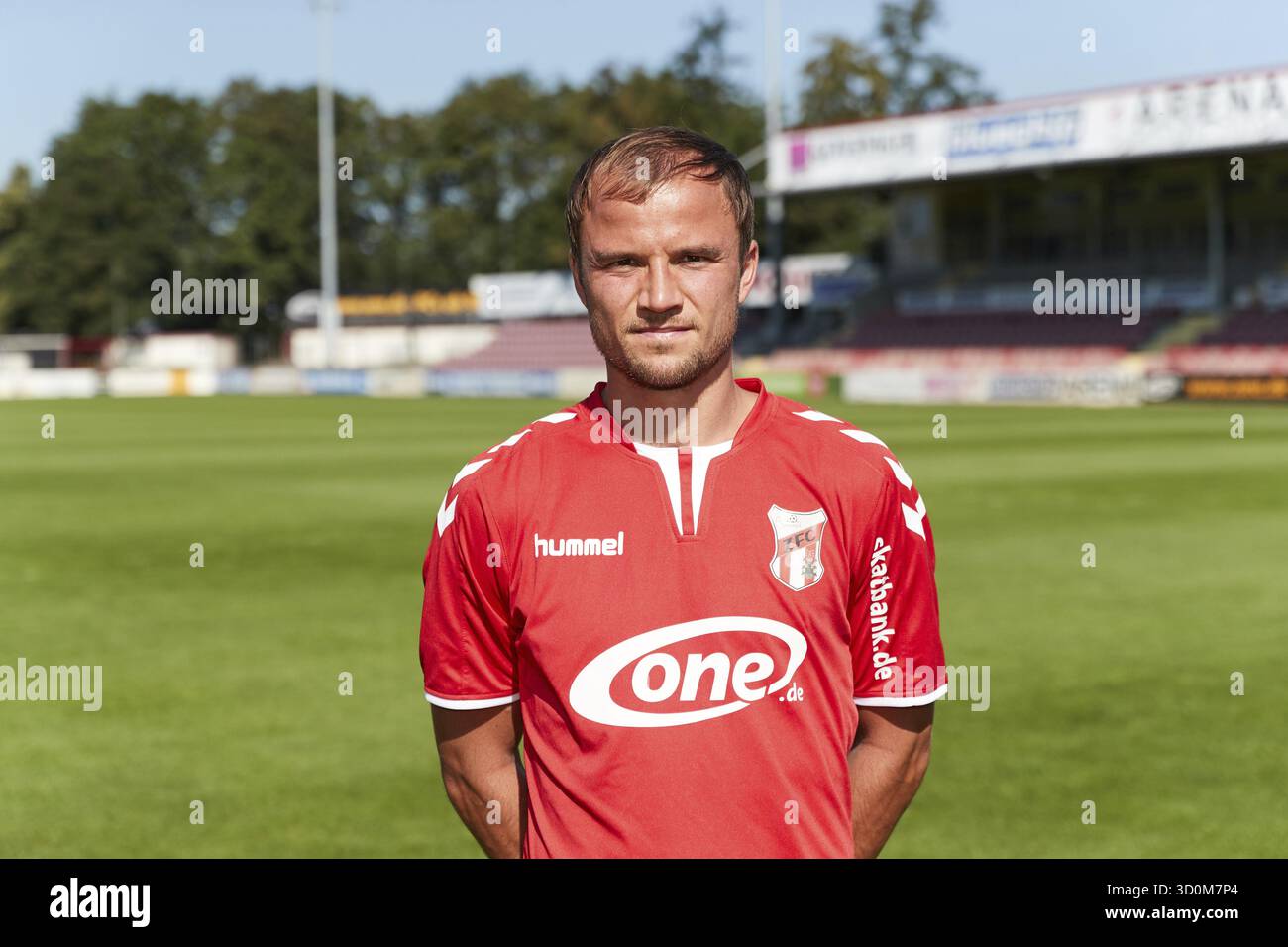 Ritratti di giocatori, squadre e giocatori ZFC Meuselwitz stagione 2016-207 Foto Stock