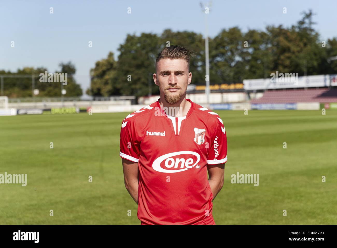 Ritratti di giocatori, squadre e giocatori ZFC Meuselwitz stagione 2016-207 Foto Stock