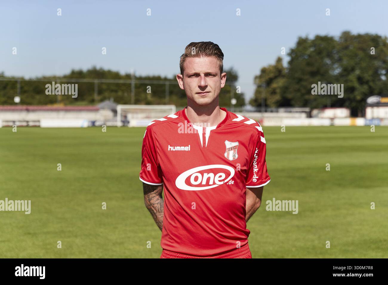 Ritratti di giocatori, squadre e giocatori ZFC Meuselwitz stagione 2016-207 Foto Stock
