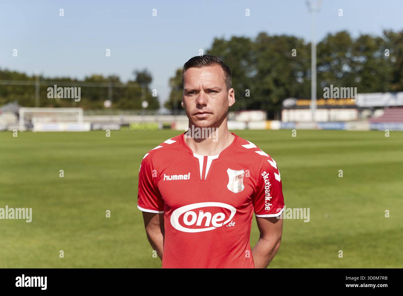 Ritratti di giocatori, squadre e giocatori ZFC Meuselwitz stagione 2016-207 Foto Stock
