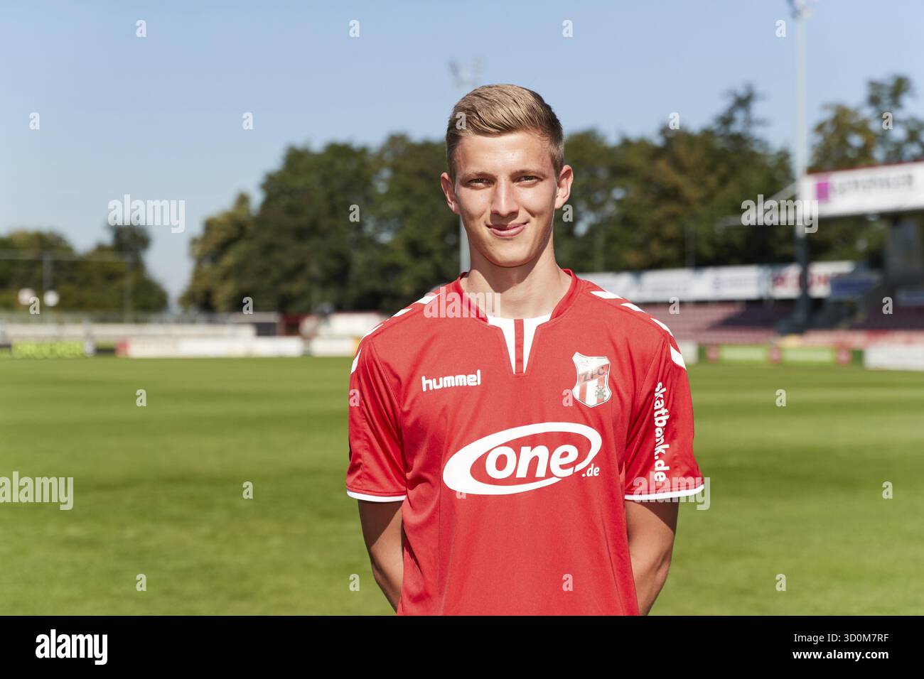 Ritratti di giocatori, squadre e giocatori ZFC Meuselwitz stagione 2016-207 Foto Stock