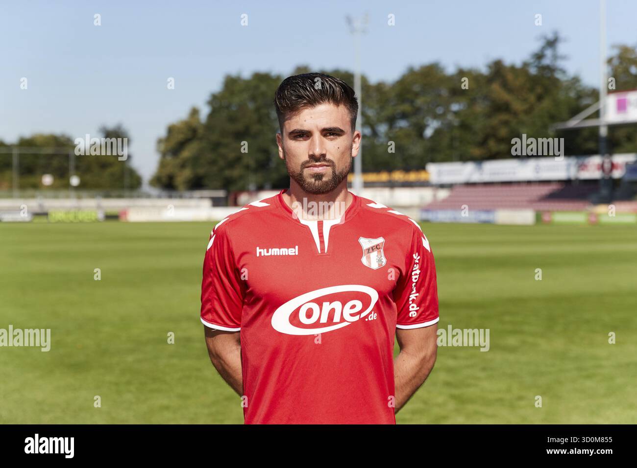 Ritratti di giocatori, squadre e giocatori ZFC Meuselwitz stagione 2016-207 Foto Stock