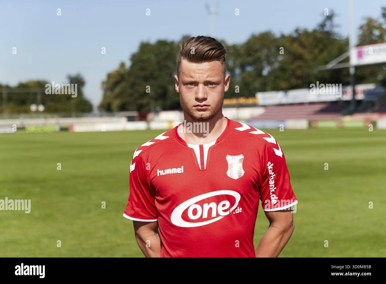 Ritratti di giocatori, squadre e giocatori ZFC Meuselwitz stagione 2016-207 Foto Stock
