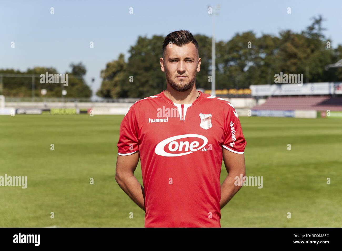 Ritratti di giocatori, squadre e giocatori ZFC Meuselwitz stagione 2016-207 Foto Stock