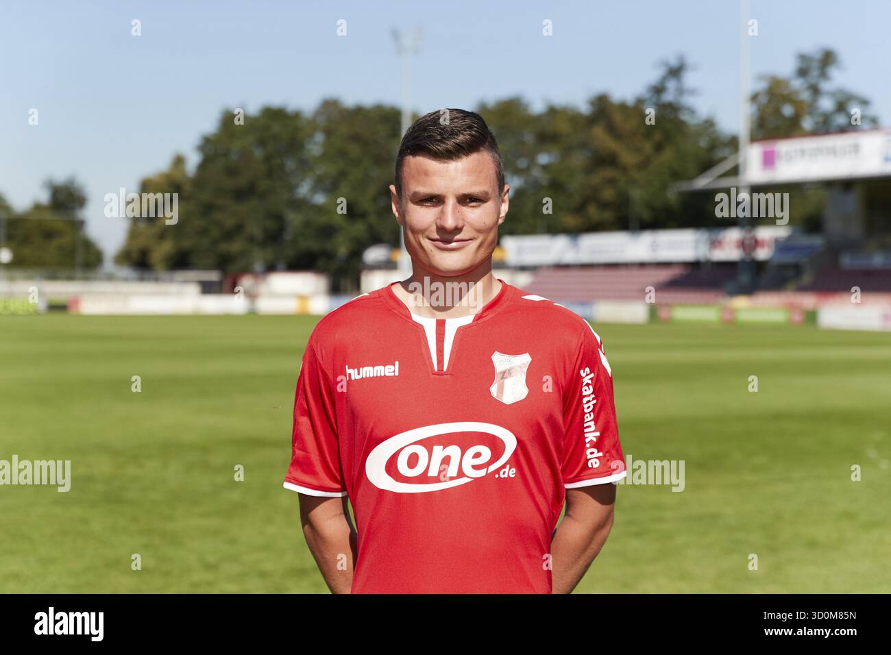 Ritratti di giocatori, squadre e giocatori ZFC Meuselwitz stagione 2016-207 Foto Stock