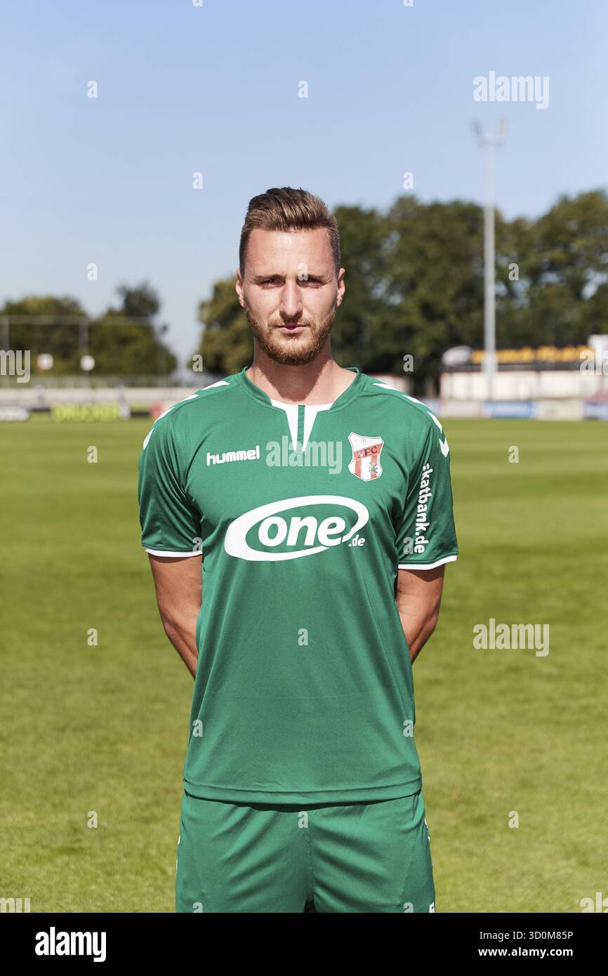 Ritratti di giocatori, squadre e giocatori ZFC Meuselwitz stagione 2016-207 Foto Stock