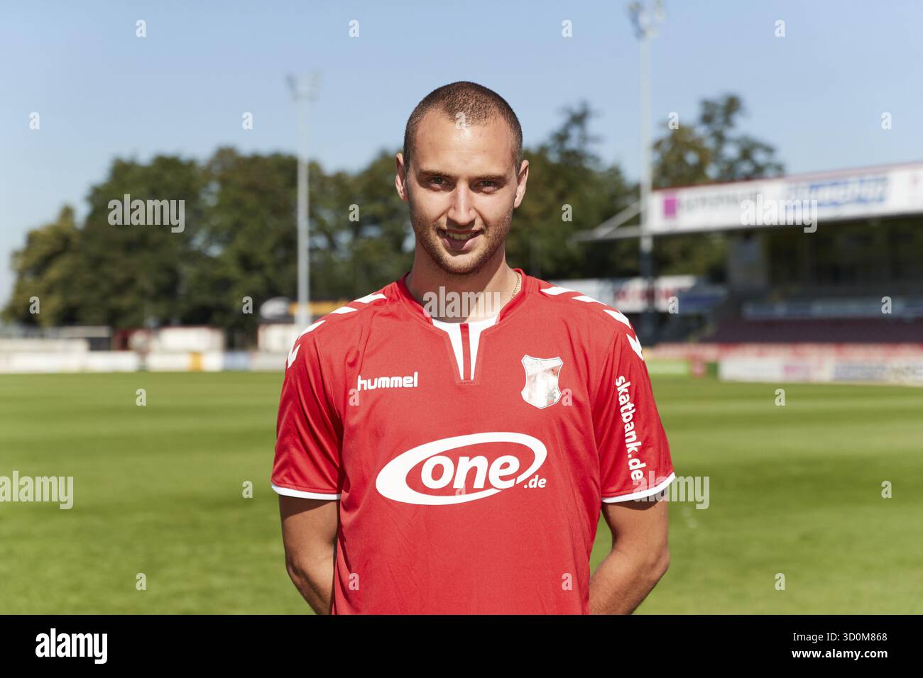 Ritratti di giocatori, squadre e giocatori ZFC Meuselwitz stagione 2016-207 Foto Stock