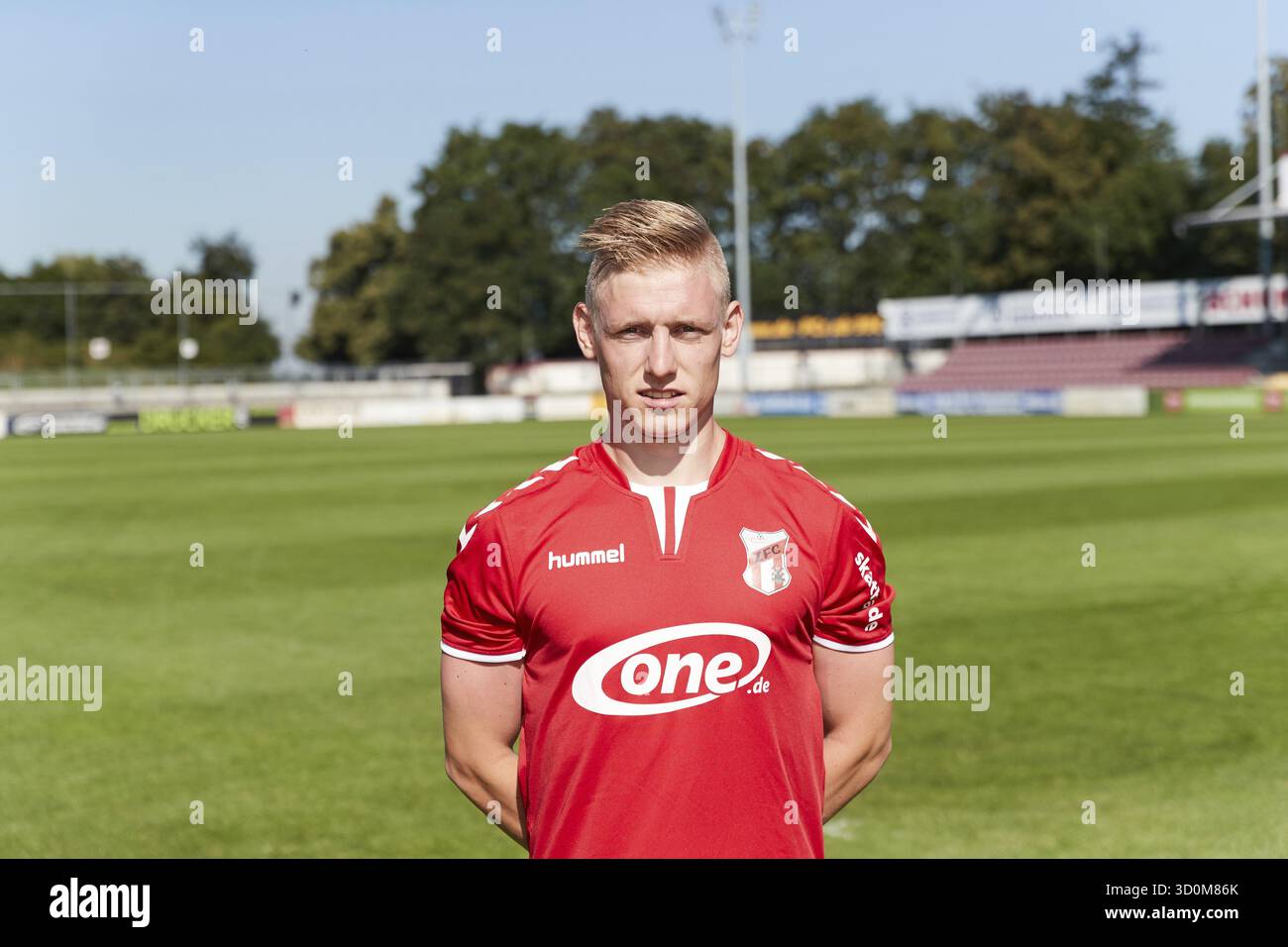 Ritratti di giocatori, squadre e giocatori ZFC Meuselwitz stagione 2016-207 Foto Stock