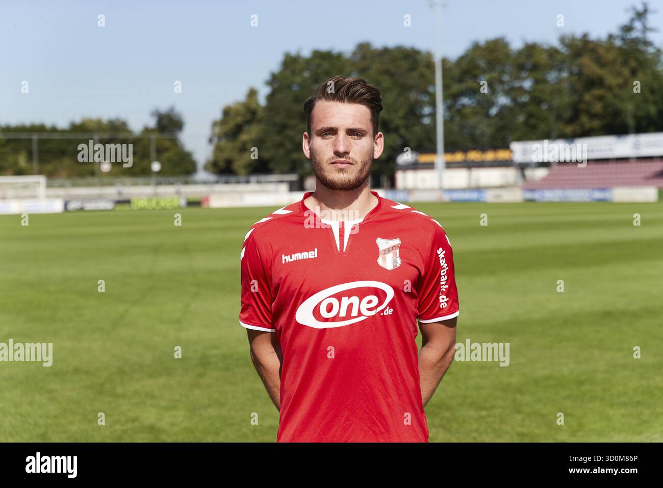 Ritratti di giocatori, squadre e giocatori ZFC Meuselwitz stagione 2016-207 Foto Stock