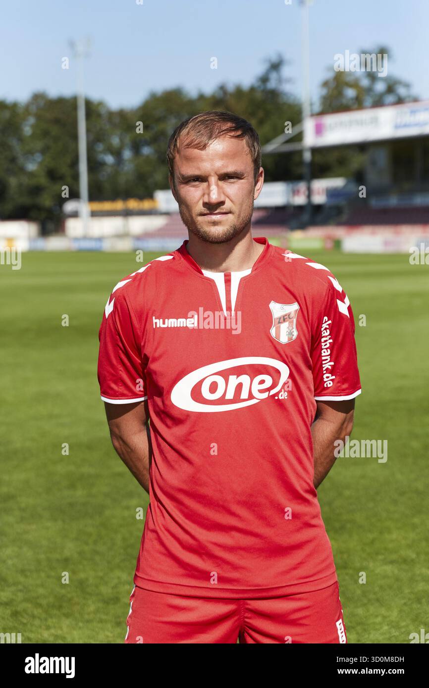 Ritratti di giocatori, squadre e giocatori ZFC Meuselwitz stagione 2016-207 Foto Stock
