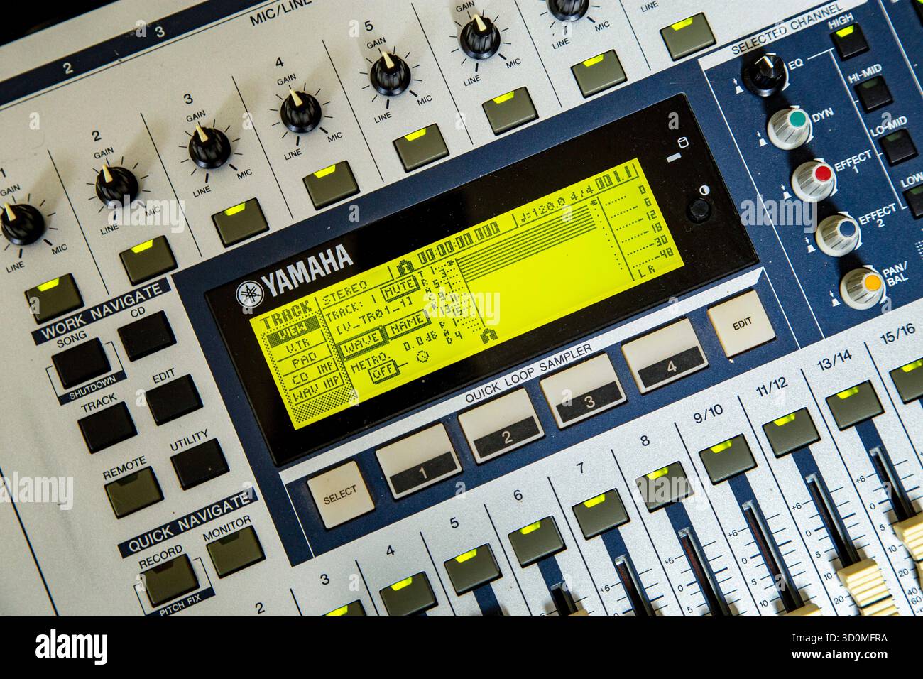 Workstation audio digitale Yamaha AW1600, registratore digitale, dispositivo di registrazione multitraccia Foto Stock