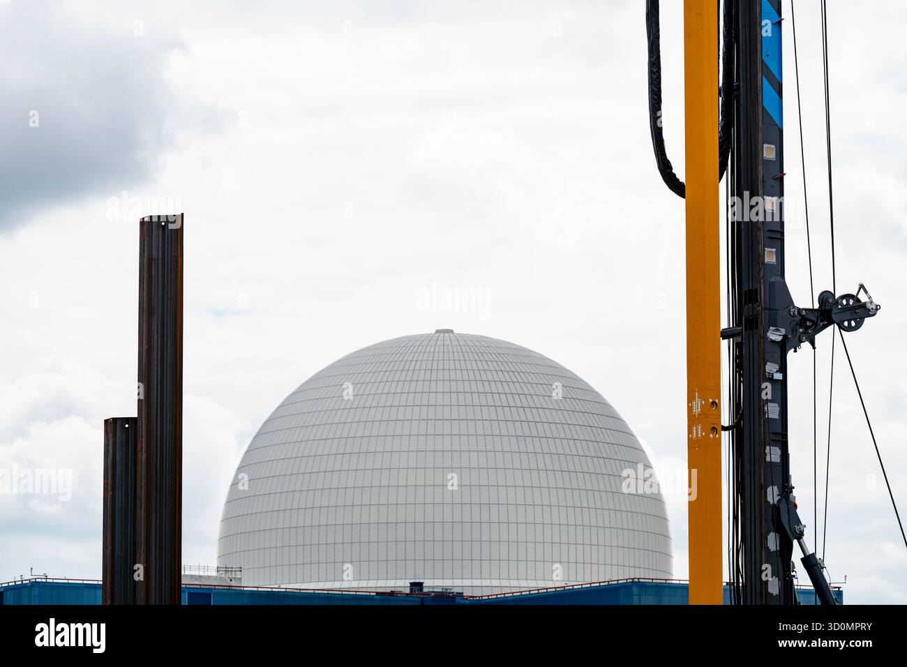 Cantiere Sizewell C Suffolk Foto Stock