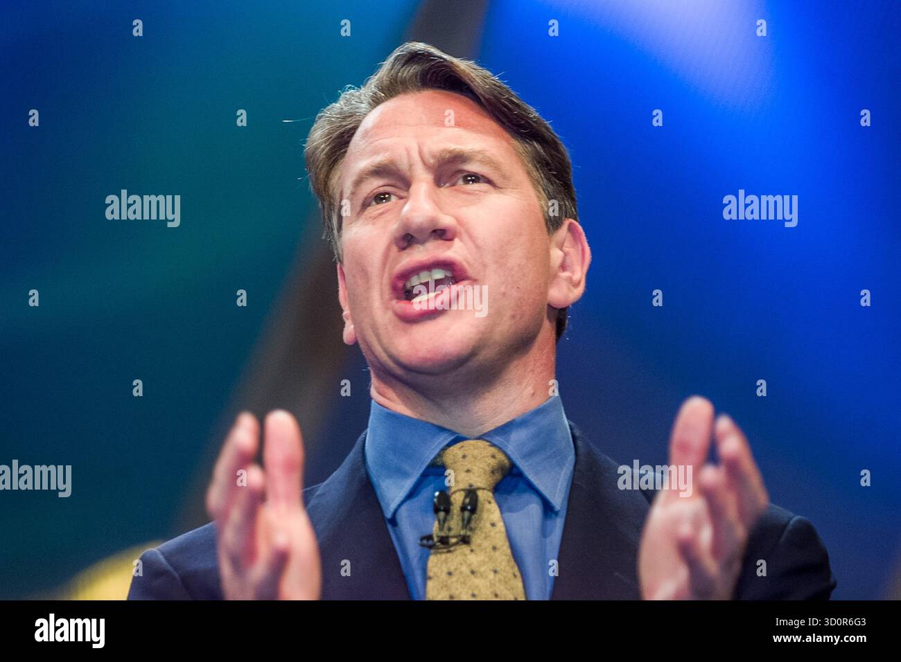 Immagine d'archivio del deputato Michael Portillo che parla alla conferenza del partito conservatore a Bournemouth nell'anno 2000 Foto Stock