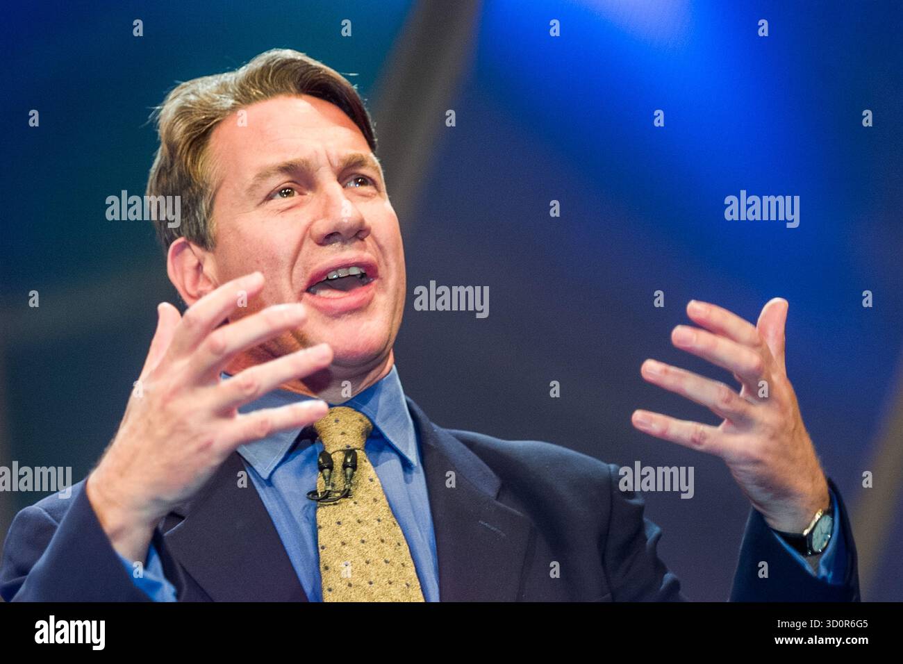 Immagine d'archivio del deputato Michael Portillo che parla alla conferenza del partito conservatore a Bournemouth nell'anno 2000 Foto Stock