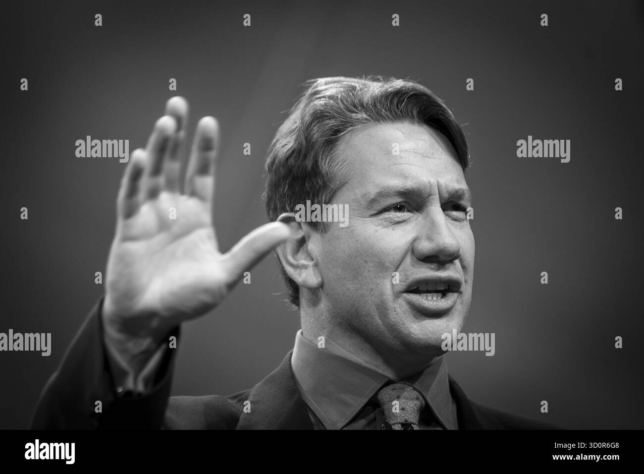 Immagine d'archivio del deputato Michael Portillo che parla alla conferenza del partito conservatore a Bournemouth nell'anno 2000 Foto Stock