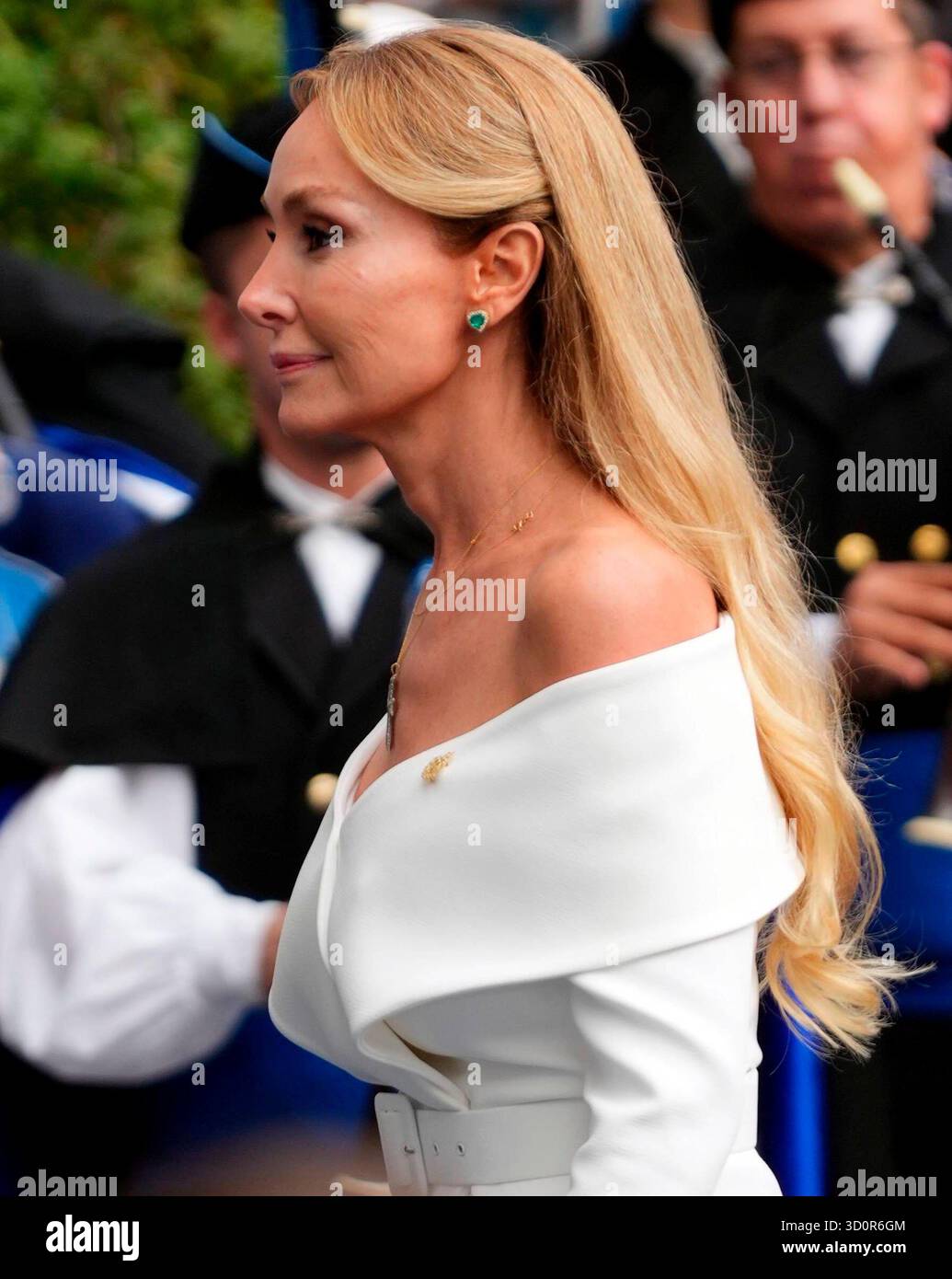 Oviedo, Spagna. 24 ottobre 2025. Esther Alcocer Koplowitz durante i Princess of Asturias Awards 2025 a Oviedo, venerdì 24 ottobre 2025. Crediti: CORDON PRESS/Alamy Live News Foto Stock