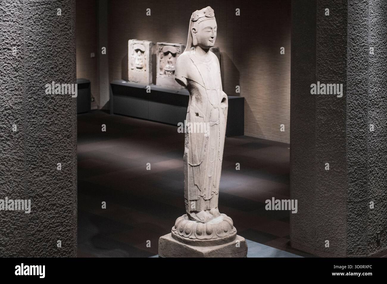 Scultura cinese: Il Bodhisattva Avalokiteshvara. Museo nazionale di Tokyo. Giappone Foto Stock