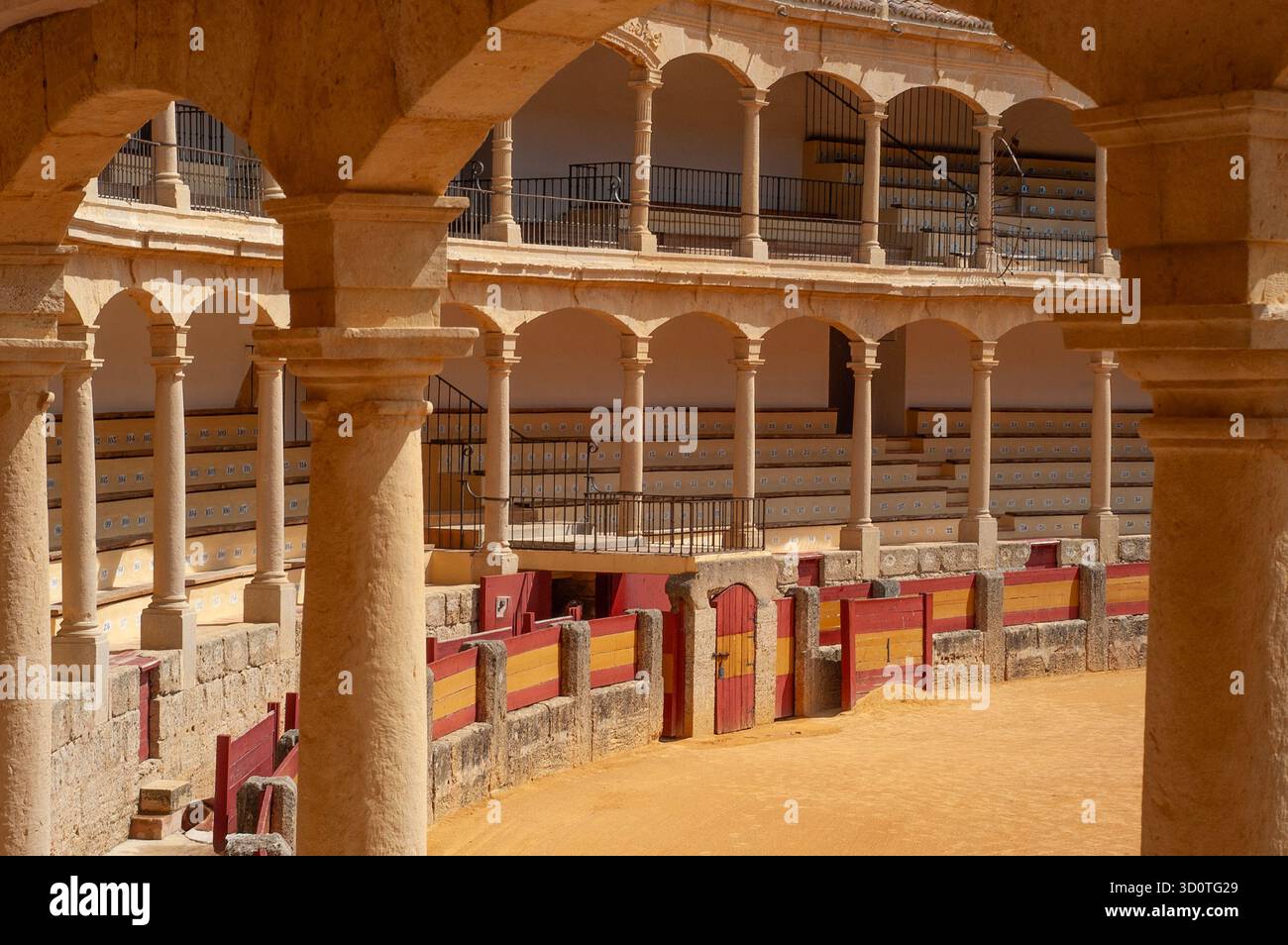 L'arena di Ronda, Plaza de Toros Foto Stock