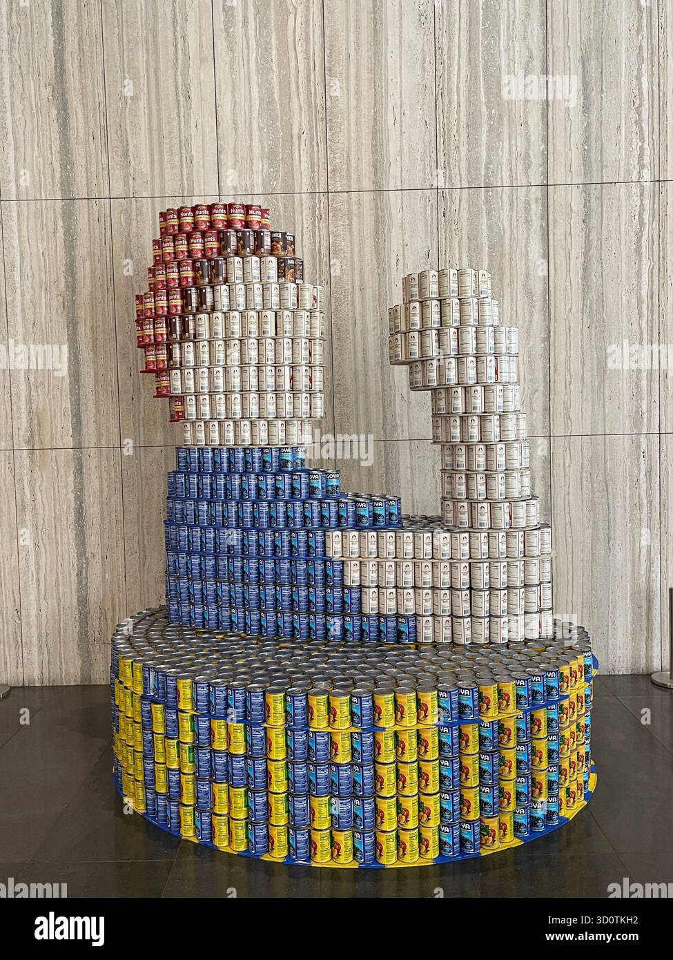 POSSIAMO FARLO” – celebrare il coraggio e lo spirito di perseveranza. - Immagine stock catturata con smartphone