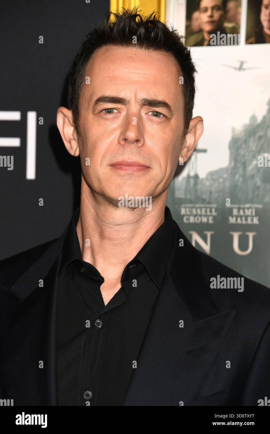 Los Angeles, California, 24 ottobre 2025. Colin Hanks all'AFI Fest 2025 Premiere di Norimberga al TCL Chinese Theatre il 24 ottobre 2025 a Los Angeles, California. Crediti: Jeffrey Mayer/Media Punch/Alamy Live News Foto Stock