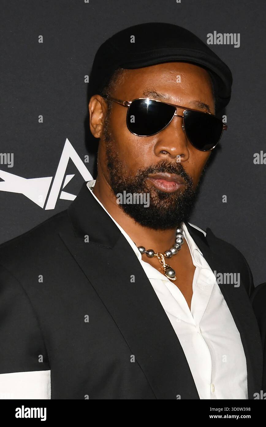 Los Angeles, California, 24 ottobre 2025. RZA all'AFI Fest 2025 Premiere di Norimberga al TCL Chinese Theatre il 24 ottobre 2025 a Los Angeles, California. Crediti: Jeffrey Mayer/Media Punch/Alamy Live News Foto Stock