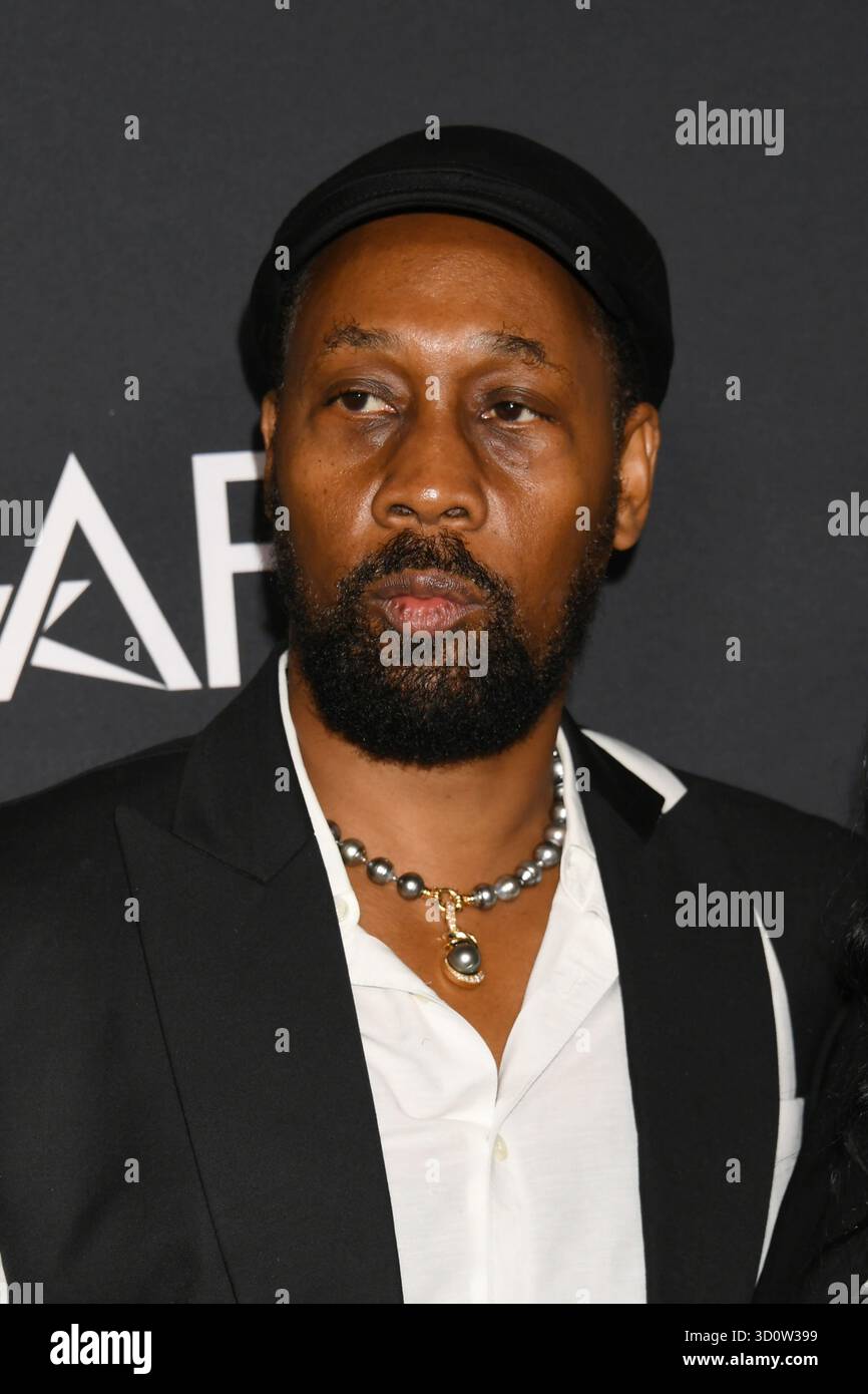 Los Angeles, California, 24 ottobre 2025. RZA all'AFI Fest 2025 Premiere di Norimberga al TCL Chinese Theatre il 24 ottobre 2025 a Los Angeles, California. Crediti: Jeffrey Mayer/Media Punch/Alamy Live News Foto Stock