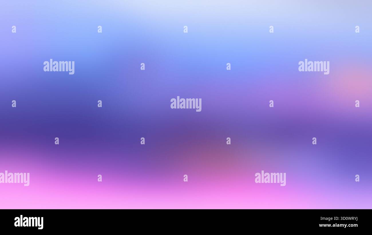 Sfondo morbido, luminoso e colorato di blu chiaro, rosa e viola come un cielo sfocato. Sfondo a sfumatura di colore Airy astratto con spazio di copia. Foto Stock