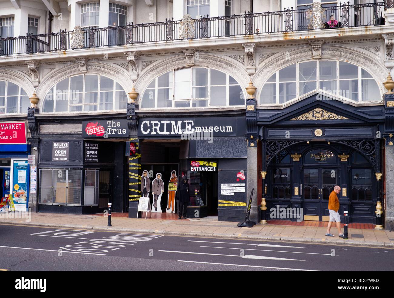 Il Museo del crimine vero di Hastings Foto Stock