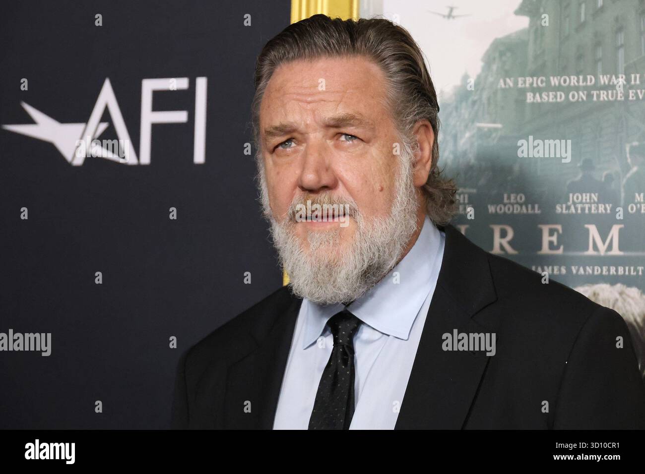 24 ottobre 2025, Los Angeles, California, Stati Uniti: Russell Crowe all'AFI FEST 2025 di Norimberga Premiere al TCL Chinese Theatre IMAX (Credit Image: © Nina Prommer/ZUMA Press Wire) SOLO USO EDITORIALE! Non per USO commerciale! Foto Stock