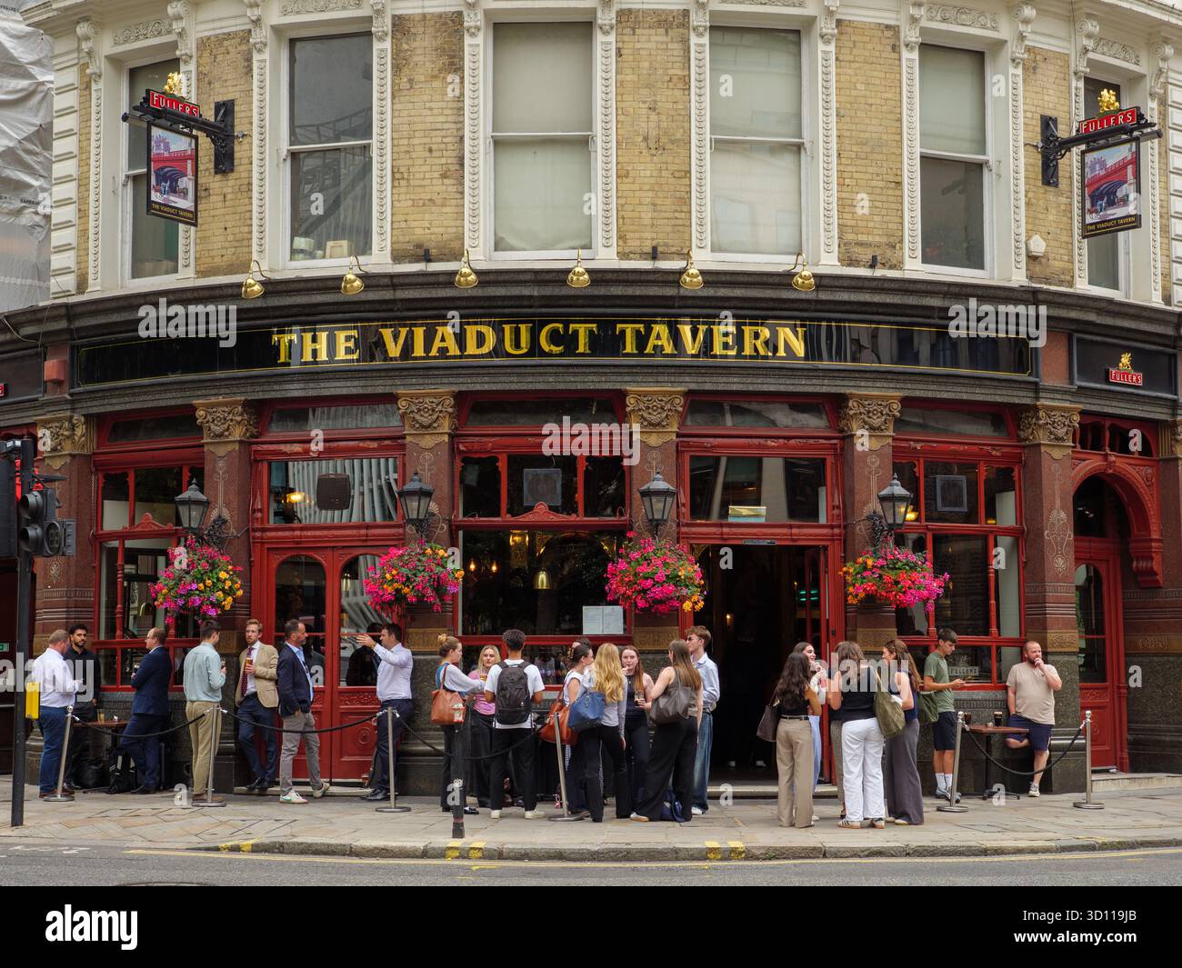 The Viaduct Tavern pub, Holborn, Londra, Regno Unito Foto Stock