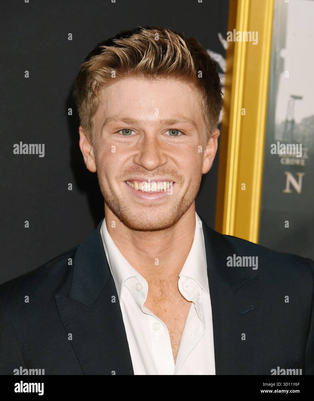 HOLLYWOOD, CALIFORNIA - 24 OTTOBRE: Robert Irwin all'AFI FEST 2025 presentato da Canva "Norimberga" Screening al TCL Chinese 6 Theatres il 2 ottobre Foto Stock