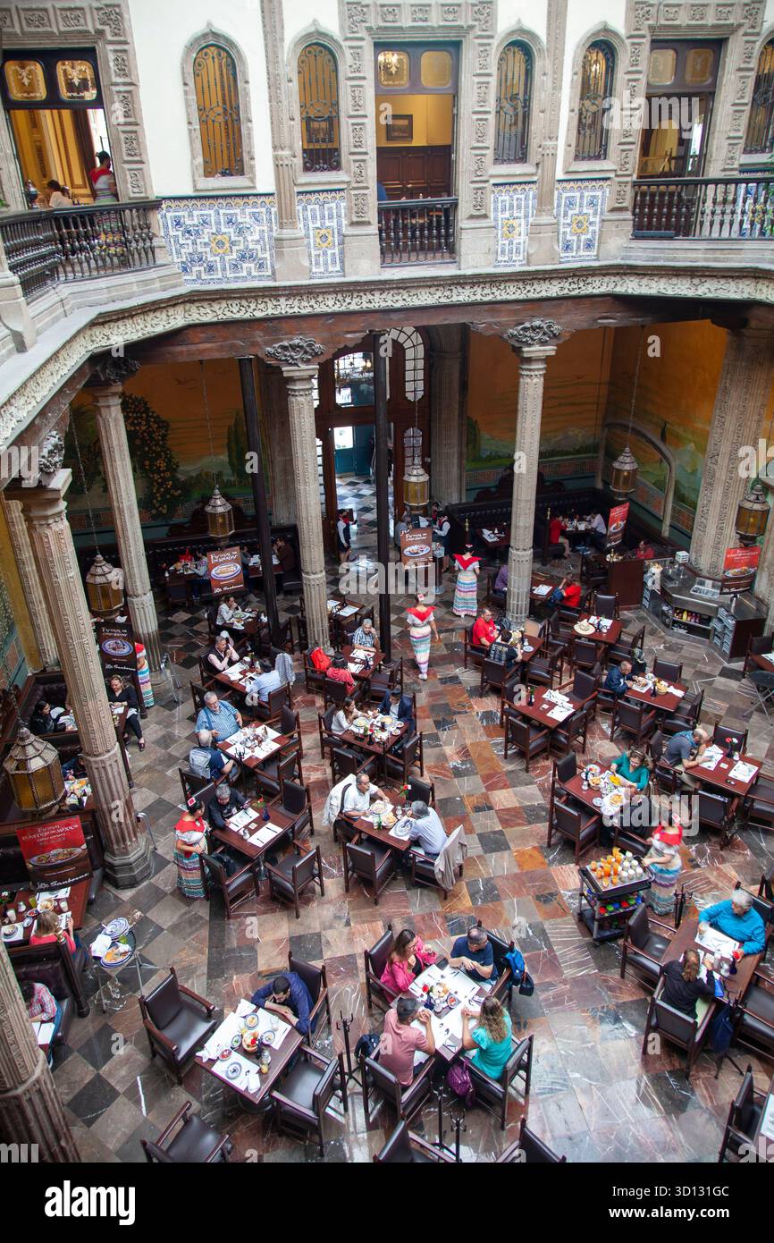 Casa del Azulejos, ristorante Sanborns a città del Messico, messico Foto Stock