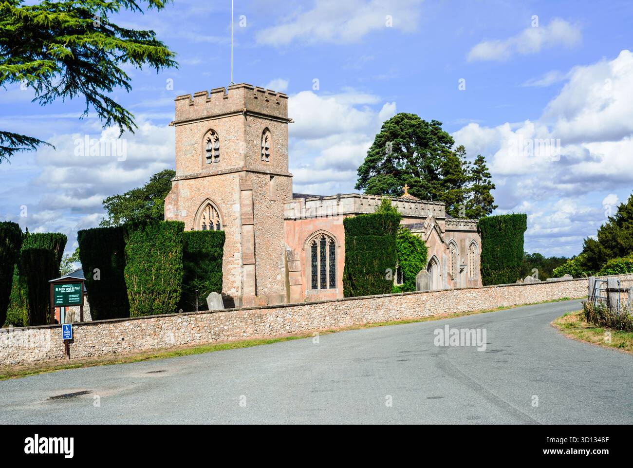 St Peter and St Pauls Church, Little Gaddesen, Hertfordshire, Inghilterra Foto Stock