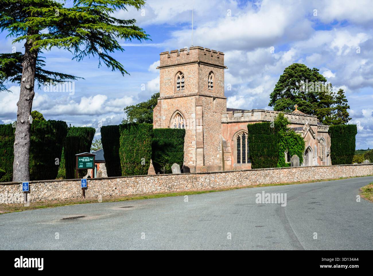St Peter and St Pauls Church, Little Gaddesen, Hertfordshire, Inghilterra Foto Stock
