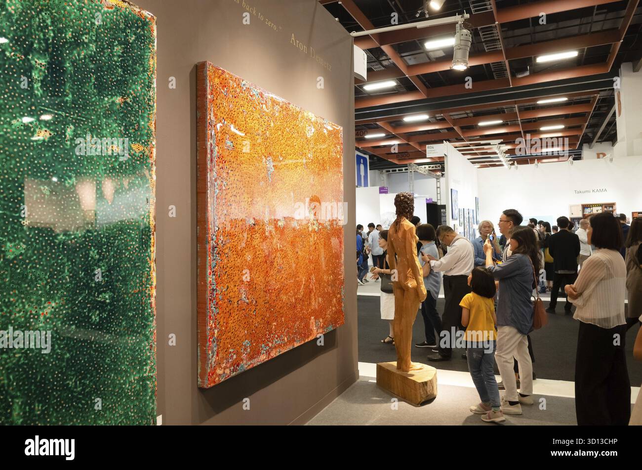 Taipei, Taiwan - 20 ottobre 2019: Art Taipei Expo è il punto di riferimento dell'arte asiatica a Taipei, Taiwan Foto Stock