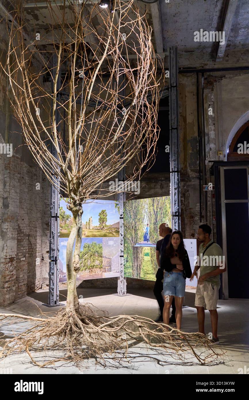Architettura come alberi, alberi come architettura, OLA Office for Living Architecture, Green Technologies in Landscape Architecture, Technical University o Foto Stock
