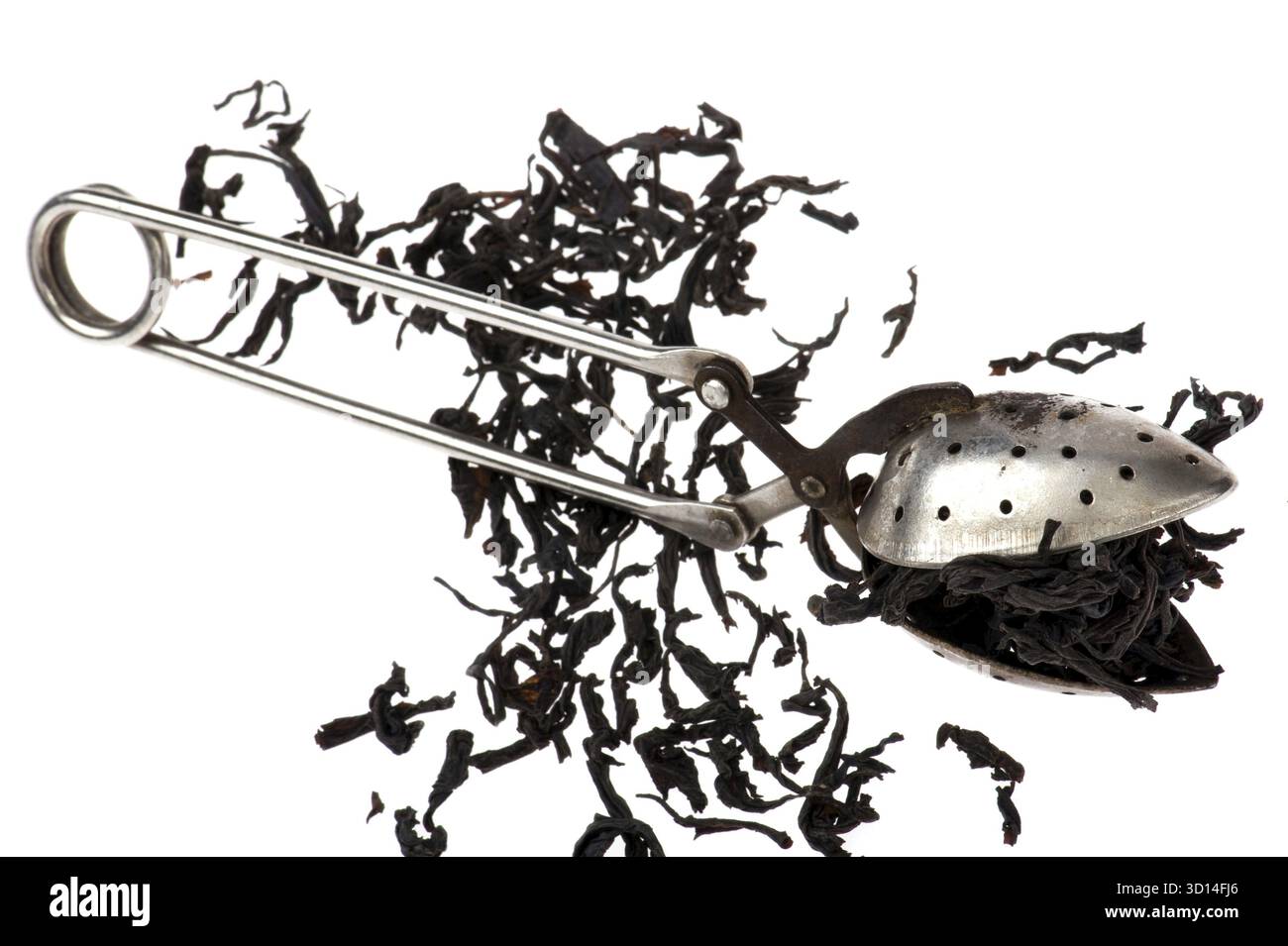 Oggetto su bianco - primo piano del setaccio Foto Stock