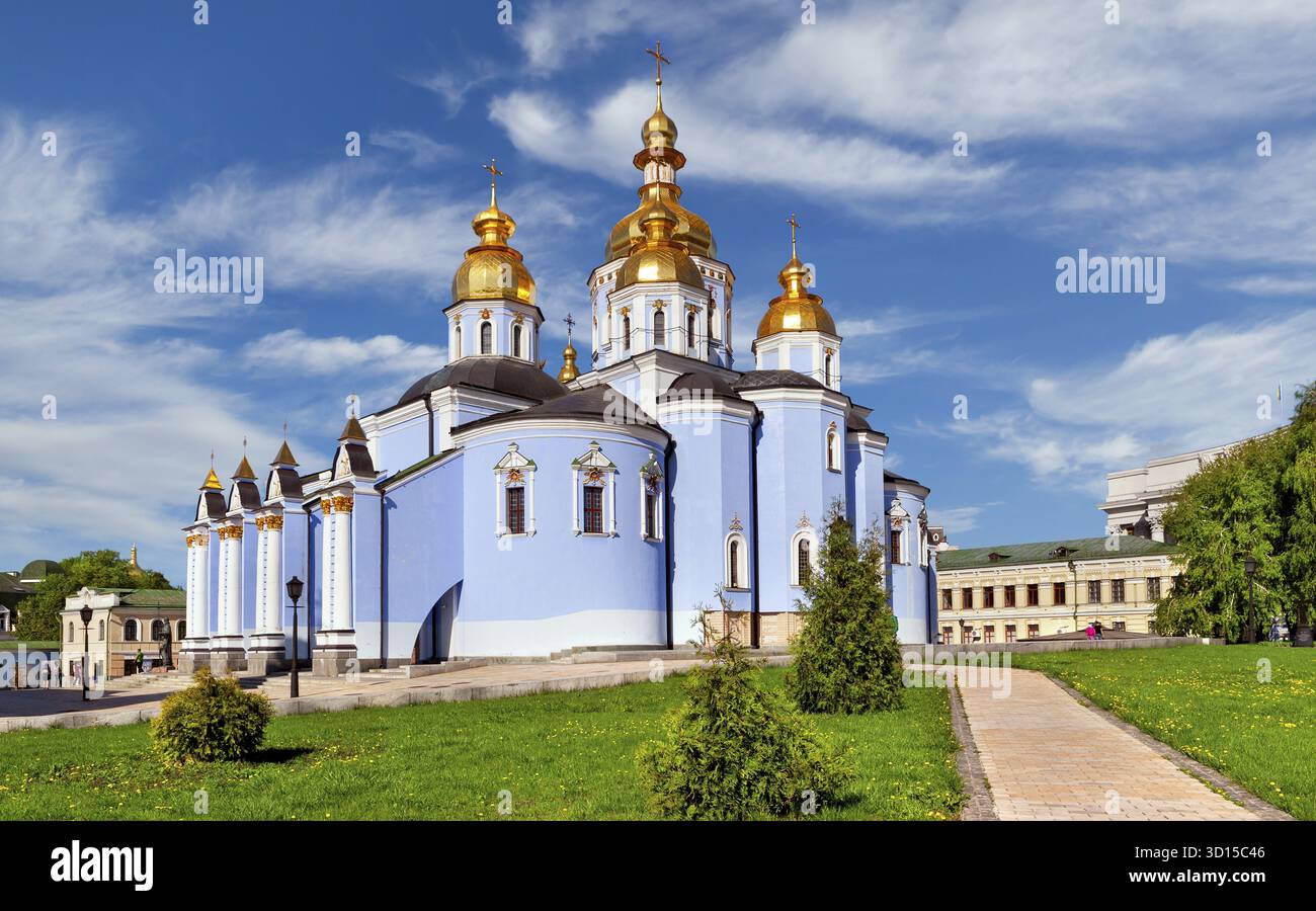 Famosa chiesa di Kiev, Ucraina Foto Stock