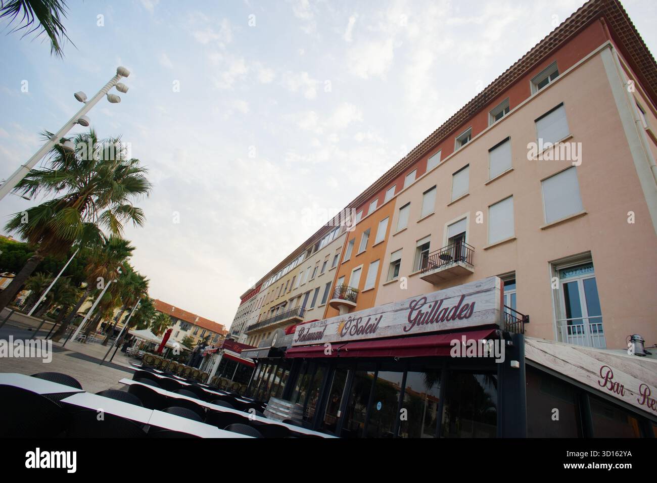 Città di Saint Raphael, Francia Foto Stock