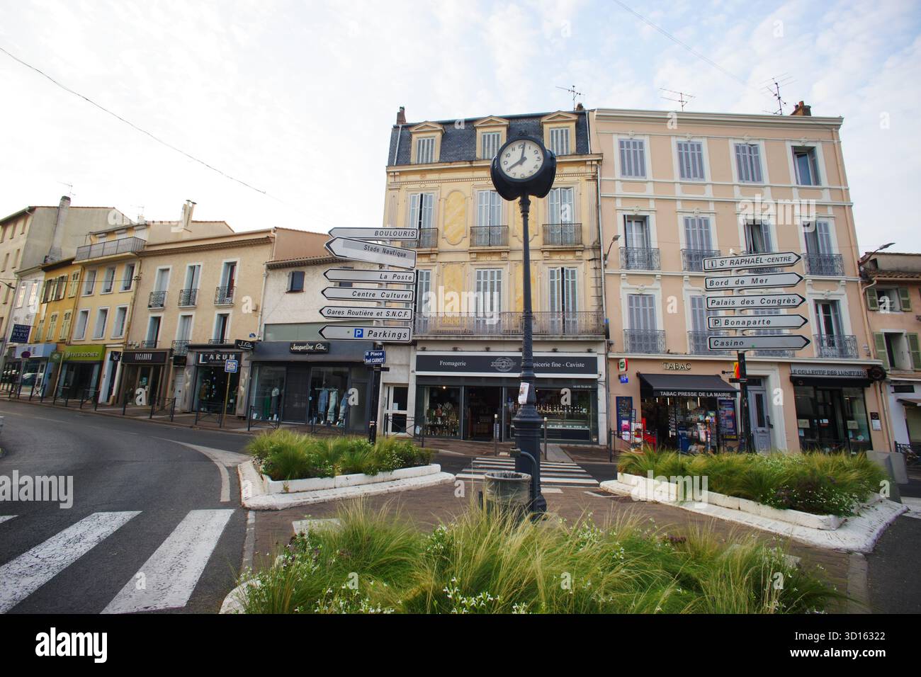 Città di Saint Raphael, Francia Foto Stock